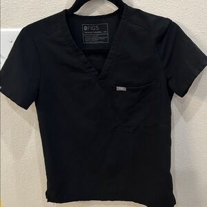 Figs Black Short Sleeve Women's Tee